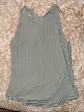 lululemon athletica Ribbed Racerback Tank - Sage
